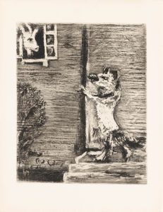 Marc Chagall - Le Loup, la Chvre et le Chevreau