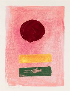 Adolph Gottlieb - Pink Ground