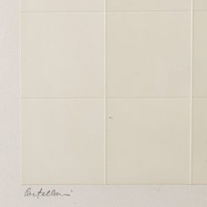 ENRICO CASTELLANI : Senza titolo - Cordonatura  - Asta Selected Prints - Associazione Nazionale - Case d'Asta italiane