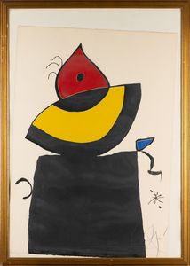 Joan Mirò : Quatre colors aparien el mon  - Asta Selected Prints - Associazione Nazionale - Case d'Asta italiane