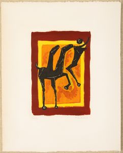 Marino Marini : Il giocoliere  - Asta Selected Prints - Associazione Nazionale - Case d'Asta italiane