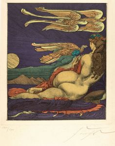 ERNST FUCHS - Bachnymphe