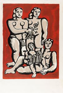 Fernand Léger - Femmes et Enfants a l'Accordeon