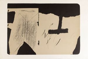 Antoni Tapies : Senza titolo  - Asta Selected Prints - Associazione Nazionale - Case d'Asta italiane
