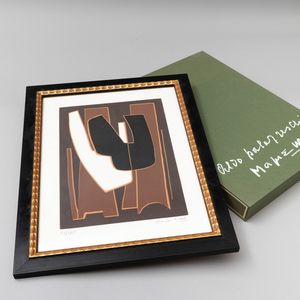 Alberto Magnelli : La passeggiata  - Asta Selected Prints - Associazione Nazionale - Case d'Asta italiane