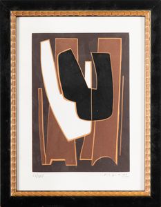 Alberto Magnelli : La passeggiata  - Asta Selected Prints - Associazione Nazionale - Case d'Asta italiane