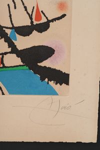 Joan Mirò : Le criquet II  - Asta Selected Prints - Associazione Nazionale - Case d'Asta italiane