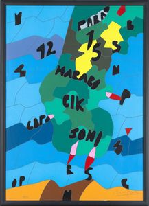 Ugo Nespolo : Senza titolo  - Asta Selected Prints - Associazione Nazionale - Case d'Asta italiane