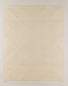 ENRICO CASTELLANI - Senza titolo - Cordonatura