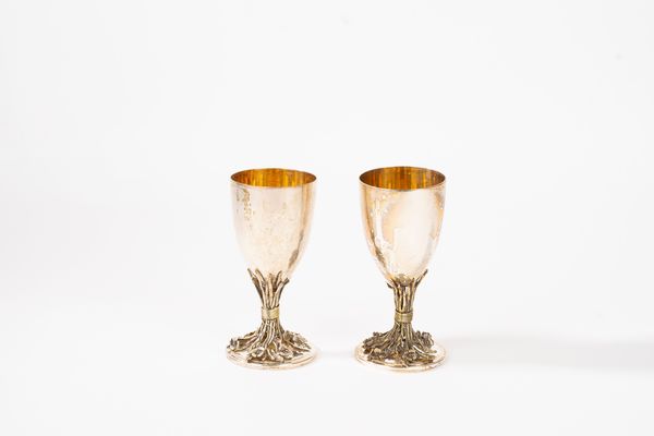 Coppia di calici  - Asta Argenti del XX Secolo - Associazione Nazionale - Case d'Asta italiane