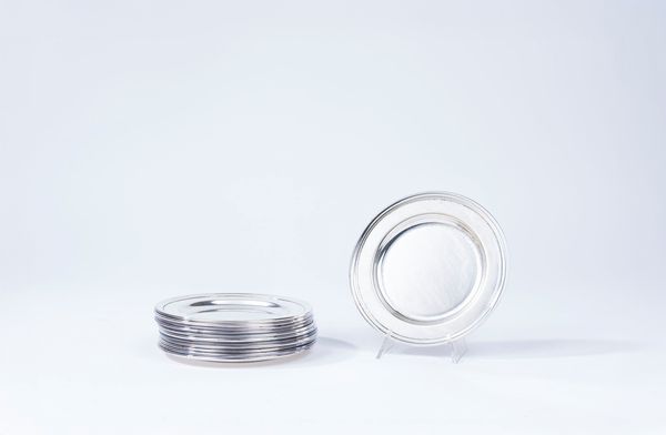 Dodici sottobicchieri  - Asta Argenti del XX Secolo - Associazione Nazionale - Case d'Asta italiane