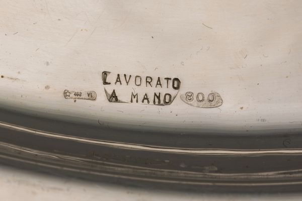 Cinque piatti e una coppa  - Asta Argenti del XX Secolo - Associazione Nazionale - Case d'Asta italiane