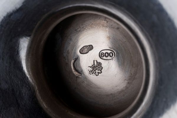 Servizio da t e caff con vassoio  - Asta Argenti del XX Secolo - Associazione Nazionale - Case d'Asta italiane