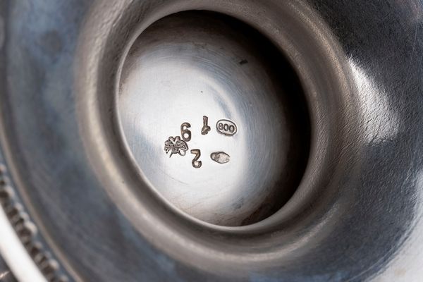 Servizio da t e caff con vassoio  - Asta Argenti del XX Secolo - Associazione Nazionale - Case d'Asta italiane