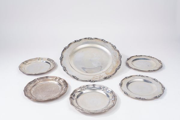 Sei piatti  - Asta Argenti del XX Secolo - Associazione Nazionale - Case d'Asta italiane