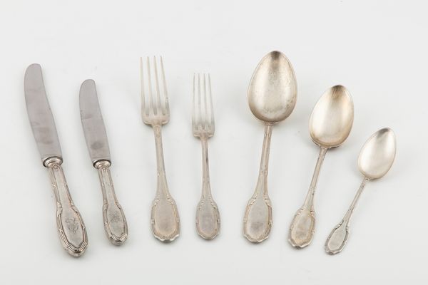 Servizio di posate  - Asta Argenti del XX Secolo - Associazione Nazionale - Case d'Asta italiane