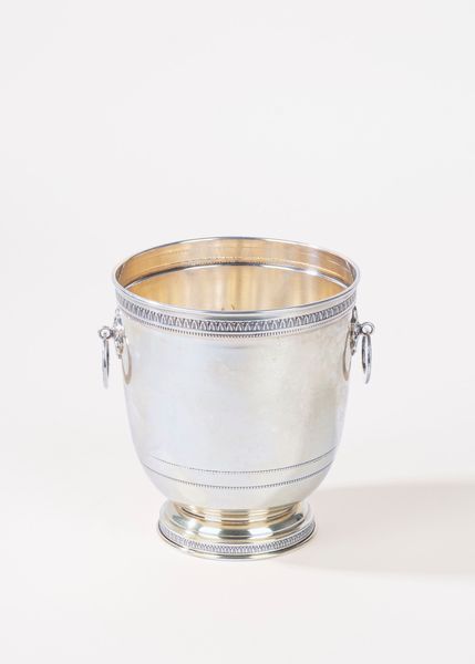 Greggio : Secchiello porta ghiaccio  - Asta Argenti del XX Secolo - Associazione Nazionale - Case d'Asta italiane