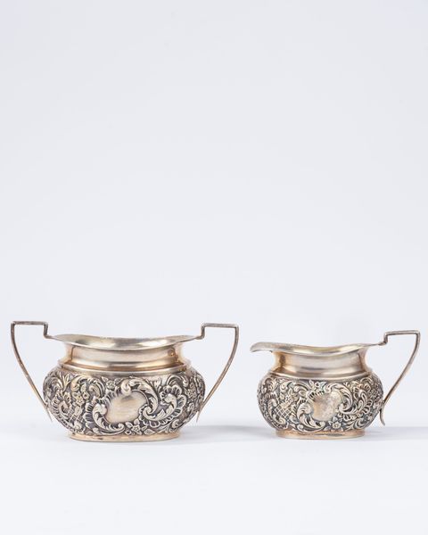 Lattiera e zuccheriera  - Asta Argenti del XX Secolo - Associazione Nazionale - Case d'Asta italiane