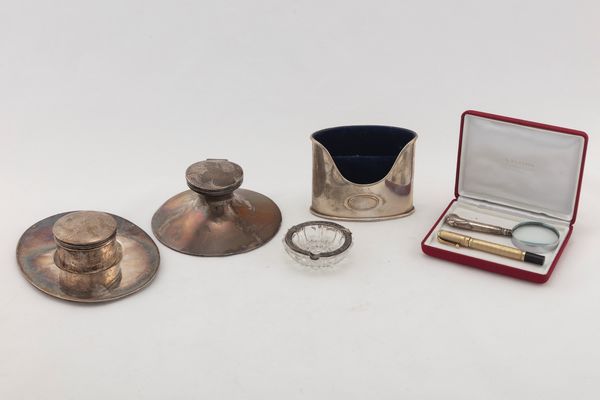 Set da scrivania  - Asta Argenti del XX Secolo - Associazione Nazionale - Case d'Asta italiane