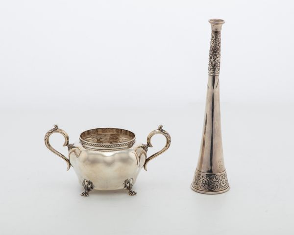 Zuccheriera e trombetta  - Asta Argenti del XX Secolo - Associazione Nazionale - Case d'Asta italiane