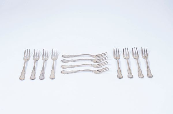 Broggi : Set di posate  - Asta Argenti del XX Secolo - Associazione Nazionale - Case d'Asta italiane