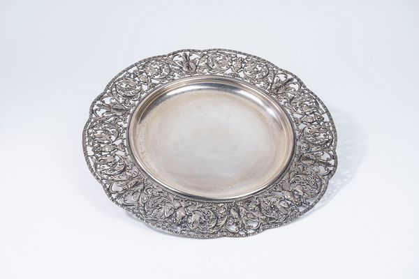 Centrotavola con piatto  - Asta Argenti del XX Secolo - Associazione Nazionale - Case d'Asta italiane