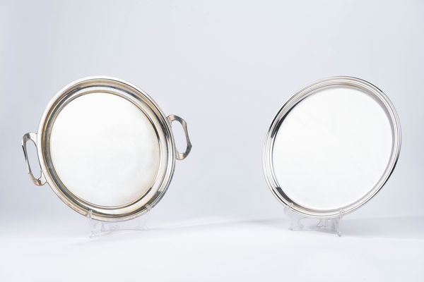 Due vassoi  - Asta Argenti del XX Secolo - Associazione Nazionale - Case d'Asta italiane