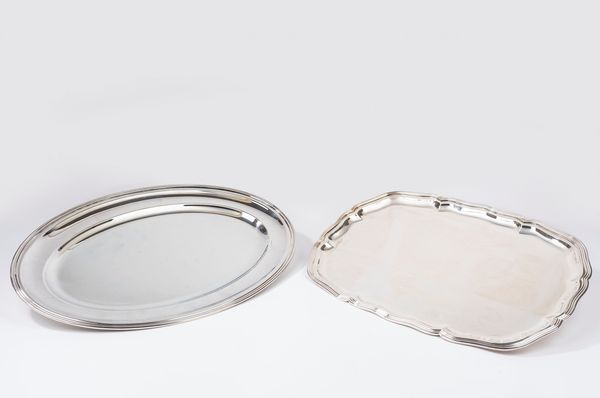 Due vassoi  - Asta Argenti del XX Secolo - Associazione Nazionale - Case d'Asta italiane