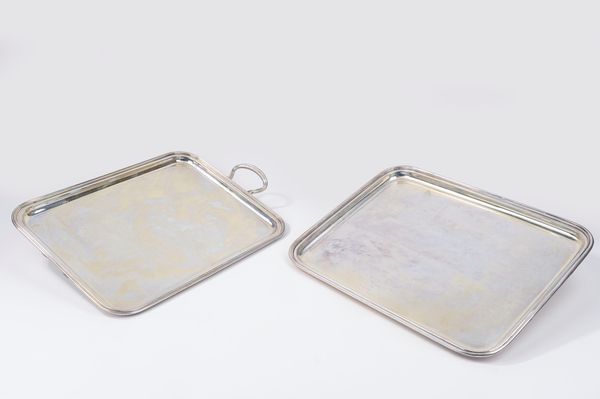 Due vassoi  - Asta Argenti del XX Secolo - Associazione Nazionale - Case d'Asta italiane