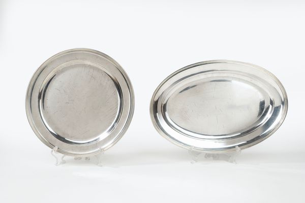 Miracoli : Piatto e vassoio  - Asta Argenti del XX Secolo - Associazione Nazionale - Case d'Asta italiane