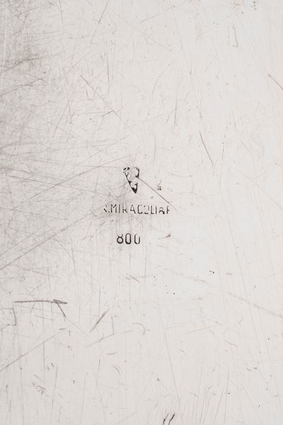 Miracoli : Piatto e vassoio  - Asta Argenti del XX Secolo - Associazione Nazionale - Case d'Asta italiane