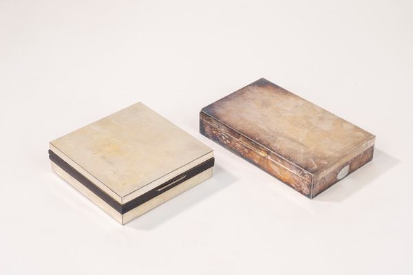 Due scatole  - Asta Argenti del XX Secolo - Associazione Nazionale - Case d'Asta italiane