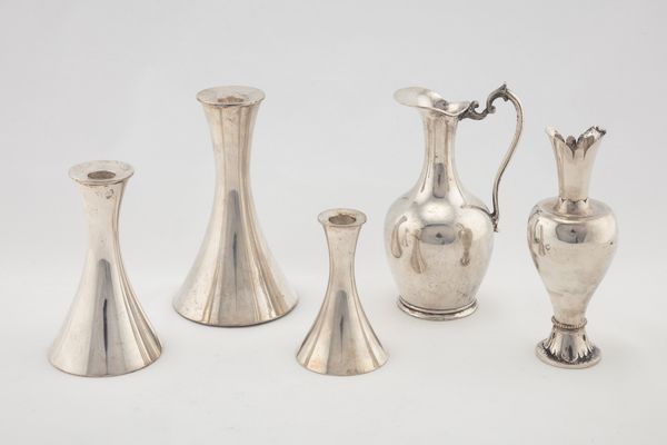 Lotto di cinque oggetti  - Asta Argenti del XX Secolo - Associazione Nazionale - Case d'Asta italiane