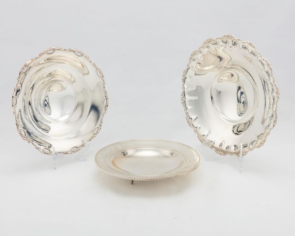 Tre alzatine  - Asta Argenti del XX Secolo - Associazione Nazionale - Case d'Asta italiane