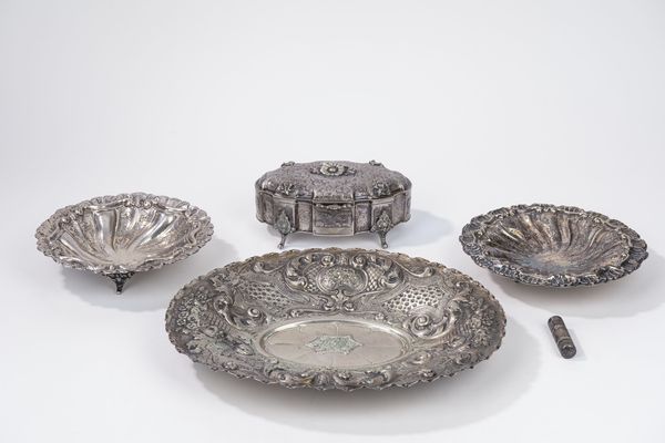 Lotto di cinque oggetti  - Asta Argenti del XX Secolo - Associazione Nazionale - Case d'Asta italiane