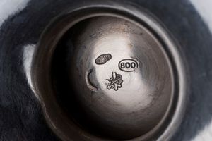 Servizio da t e caff con vassoio  - Asta Argenti del XX Secolo - Associazione Nazionale - Case d'Asta italiane