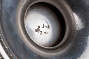 Servizio da t e caff con vassoio  - Asta Argenti del XX Secolo - Associazione Nazionale - Case d'Asta italiane