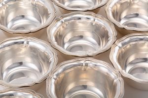 Miracoli : Dodici ciotole lavadita  - Asta Argenti del XX Secolo - Associazione Nazionale - Case d'Asta italiane