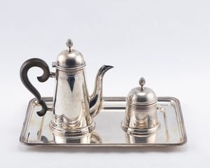 Miracoli - Teiera e zuccheriera con vassoio