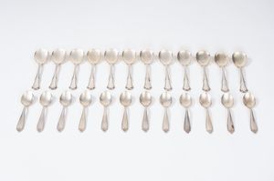 FABBRICA ARGENTERIA CLEMENTI dì GIOVANNI MANTEL & C. S.p.A. - Due set di cucchiaini