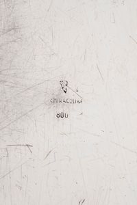 Miracoli : Piatto e vassoio  - Asta Argenti del XX Secolo - Associazione Nazionale - Case d'Asta italiane