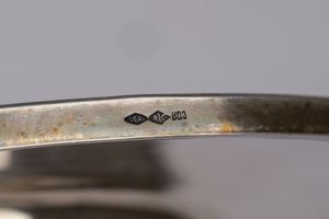 Ricci & C. : Due piatti da portata e un cucchiaio  - Asta Argenti del XX Secolo - Associazione Nazionale - Case d'Asta italiane