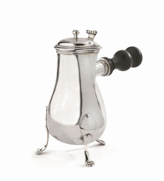 CIOCCOLATIERA, FINE SECOLO XVIII  - Asta Argenti italiani ed europei - Associazione Nazionale - Case d'Asta italiane