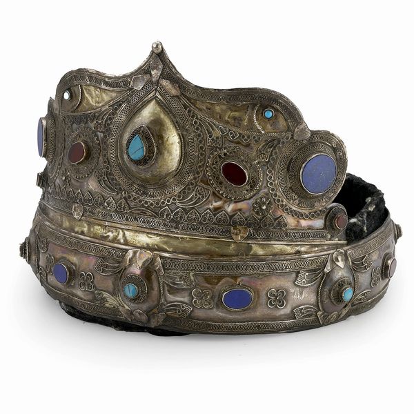 CORONA, MEDIO ORIENTE, FINE SECOLO XIX  - Asta Argenti italiani ed europei - Associazione Nazionale - Case d'Asta italiane