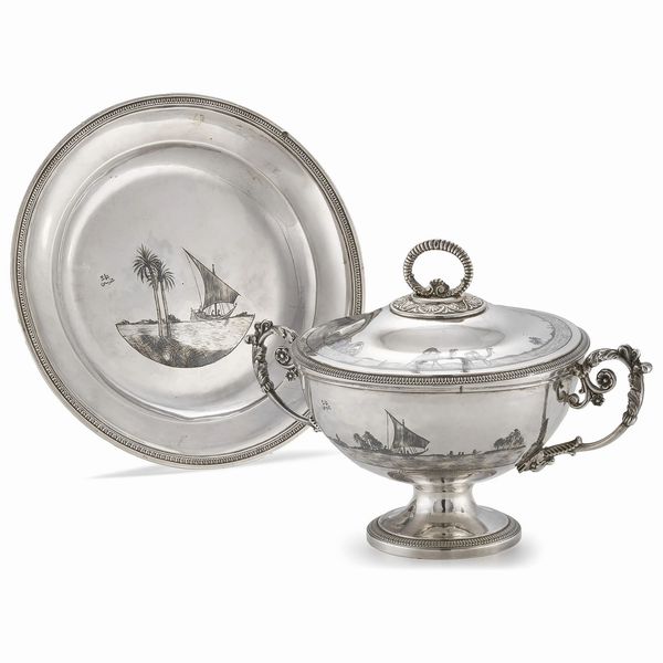 ZUCCHERIERA, PARIGI, 1830 CIRCA, ARGENTIERE L.R. RUCHMANN  - Asta Argenti italiani ed europei - Associazione Nazionale - Case d'Asta italiane