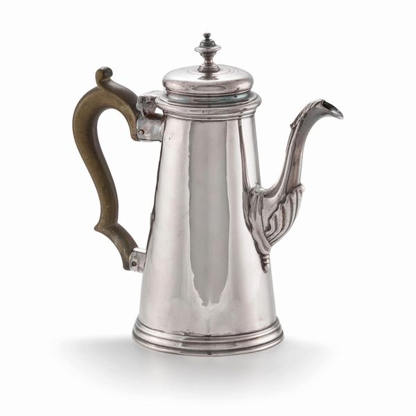 PICCOLA CAFFETTIERA, LONDRA, 1736, ARGENTIERE PETER ARCHAMBO I  - Asta Argenti italiani ed europei - Associazione Nazionale - Case d'Asta italiane