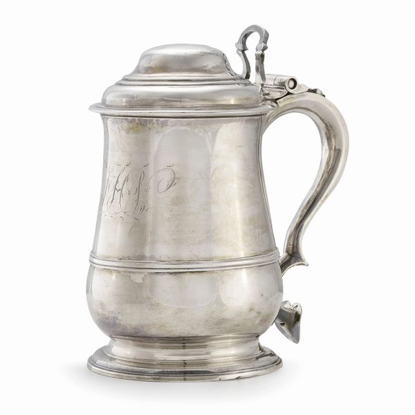 TANKARD, LONDRA, 1757, ARGENTIERE RICHARD GURNEY & THOMAS COOK  - Asta Argenti italiani ed europei - Associazione Nazionale - Case d'Asta italiane