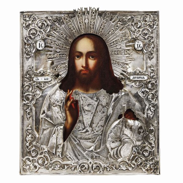 ICONA, MOSCA, 1859, SAGGIATORE IVAN VASILYEVICH AVDEYEV  - Asta Argenti italiani ed europei - Associazione Nazionale - Case d'Asta italiane