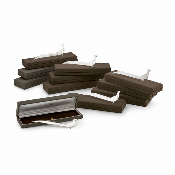 UNDICI SEGNALIBRO, MILANO, SECOLO XX  - Asta Argenti italiani ed europei - Associazione Nazionale - Case d'Asta italiane