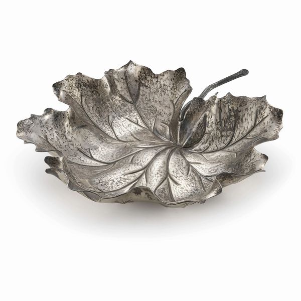 GIANMARIA BUCCELLATI, FOGLIA, SECOLO XX  - Asta Argenti italiani ed europei - Associazione Nazionale - Case d'Asta italiane